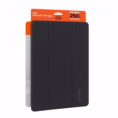 Picture of Eiger Eiger Storm 250m Stylus for Apple iPad 11 (11th Gen)/ 10.9 (10th Gen) in Black in Retail Sleeve